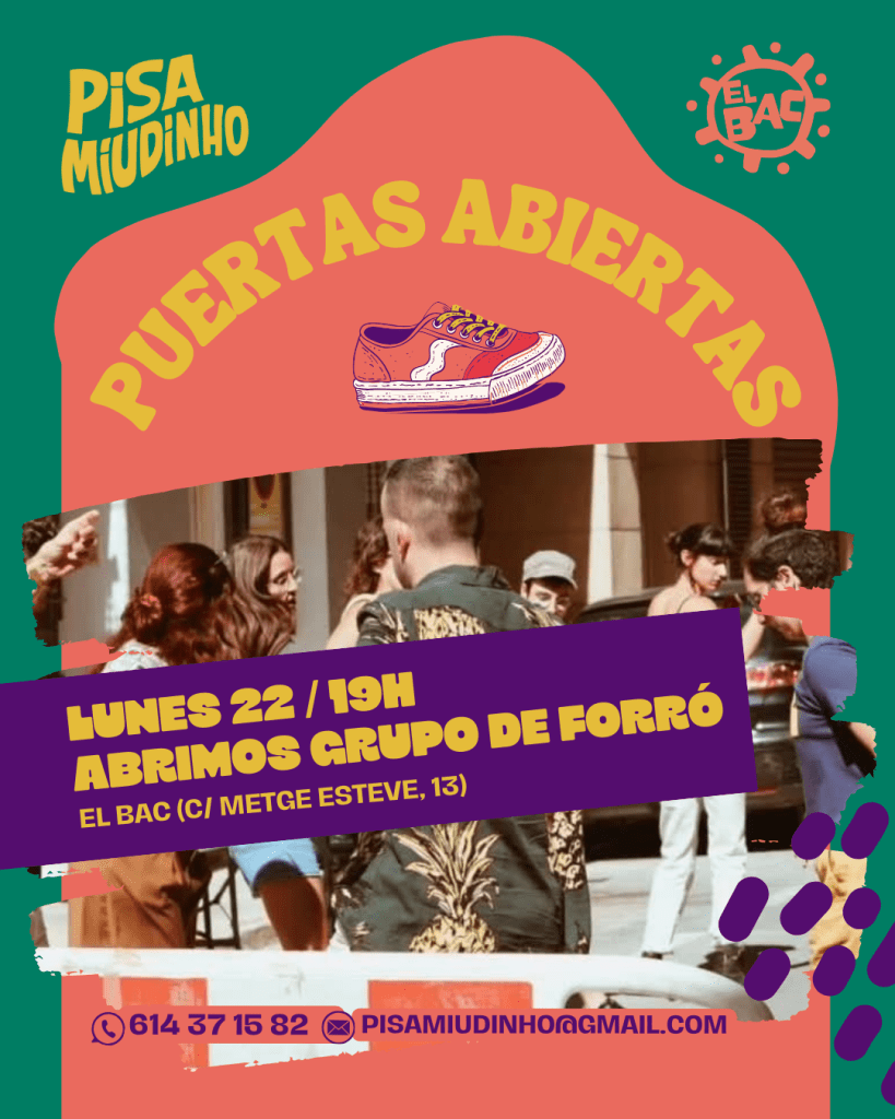 Puertas abiertas Forró Pisa Miudinho
