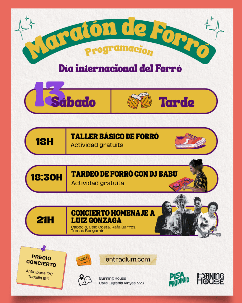 Maraton de forró - concierto - Pisa Miudinho