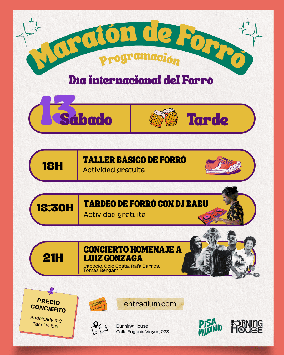 Maraton de forró - concierto - Pisa Miudinho