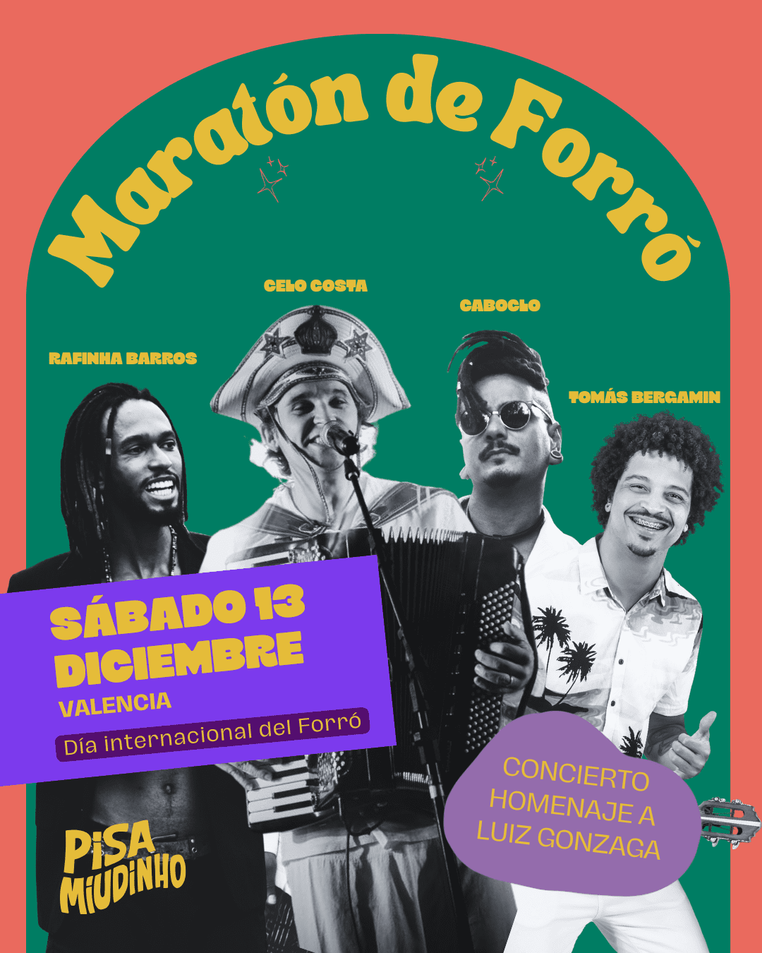 Maraton de forró - concierto - Pisa Miudinho